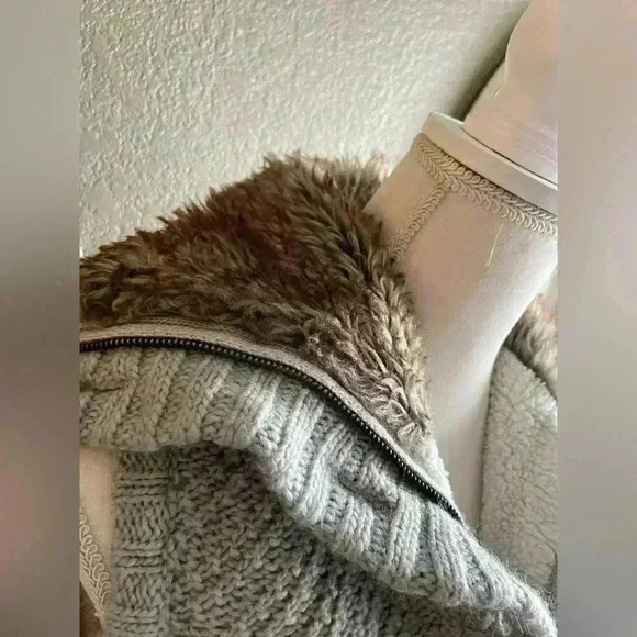 Ci Sono Lined Sweater Vest Jacket Size 5 - Picture 6 of 11